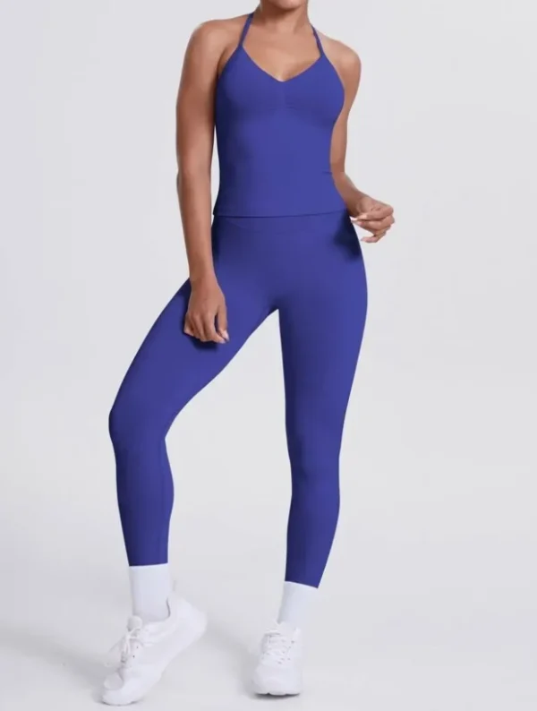 Set Dos Piezas Azul Índigo con Tirantes